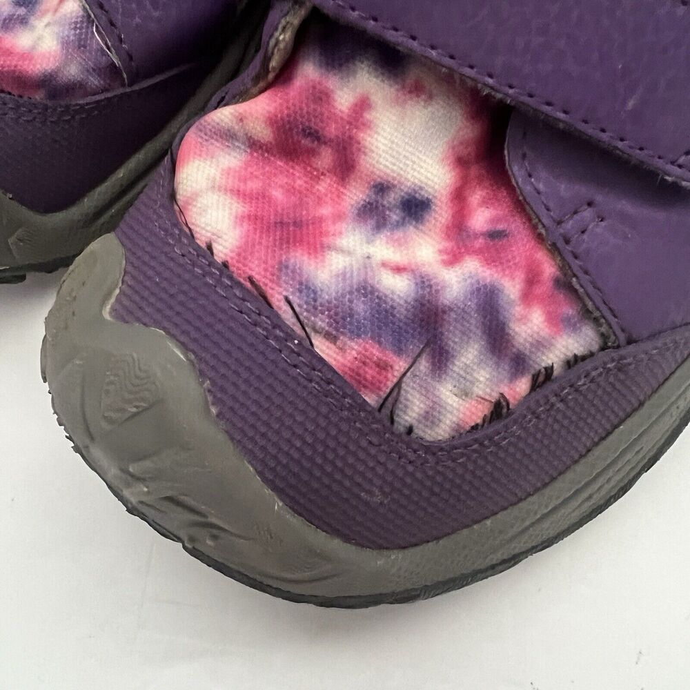 Keen Kids Purple and Pink Tie-Dye Velcro Sneakers - Picture 4 of 11